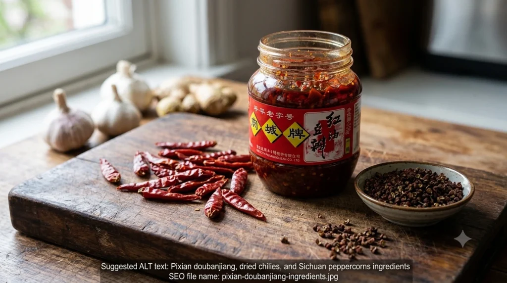 Pixian doubanjiang fermented chili bean paste for Mapo Tofu