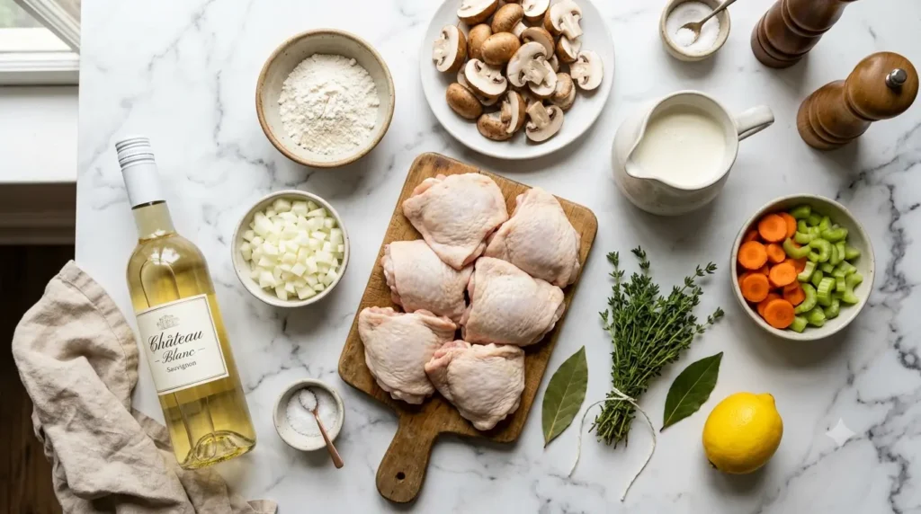 Chicken Fricassée ingredient