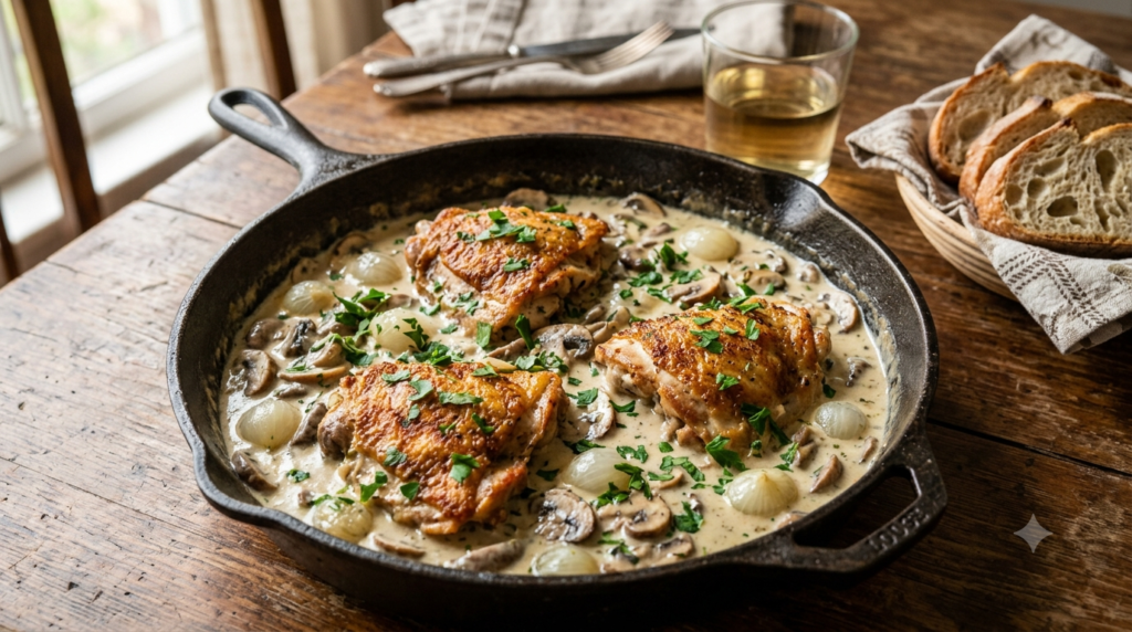 Chicken Fricassée recipe
