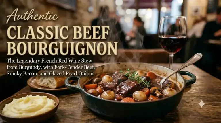 Classic Beef Bourguignon: The Legendary French Red Wine Beef Stew That Defines Burgundy Cuisine