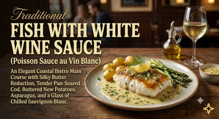 Classic Fish with White Wine Sauce: The Elegant French Seafood Dinner That’s Surprisingly Easy to Master