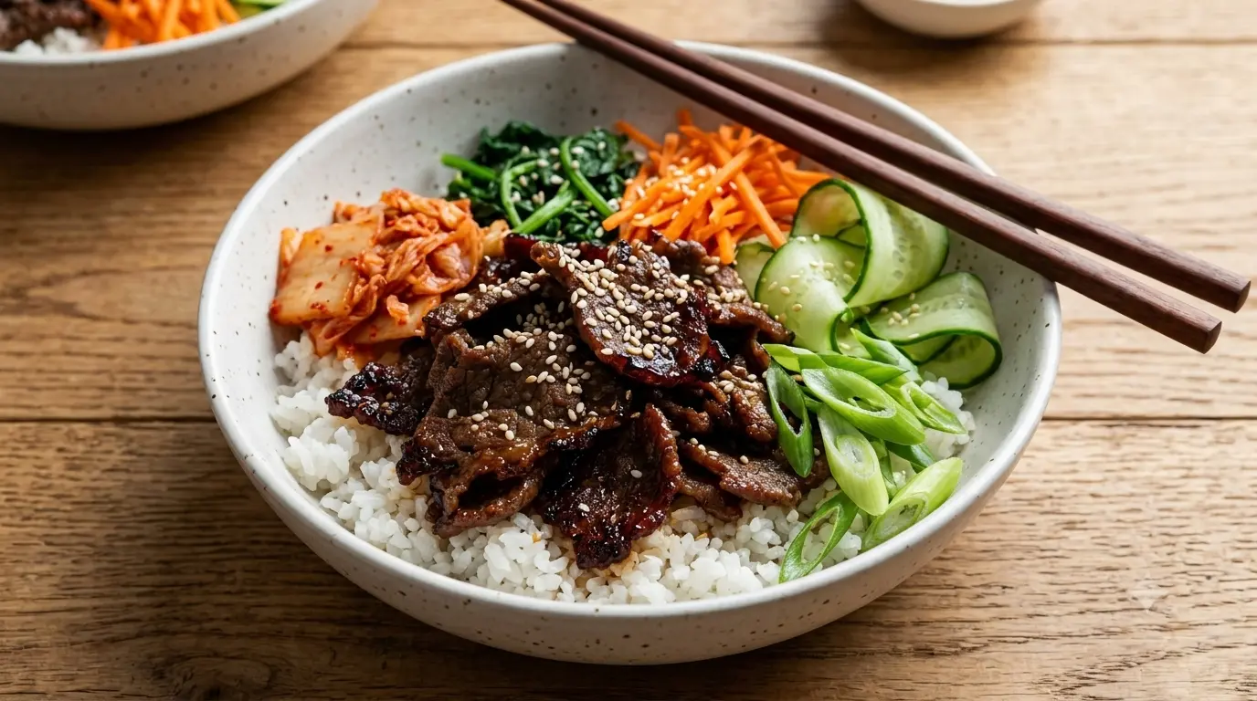 Korean Beef Bulgogi Rice Bowls