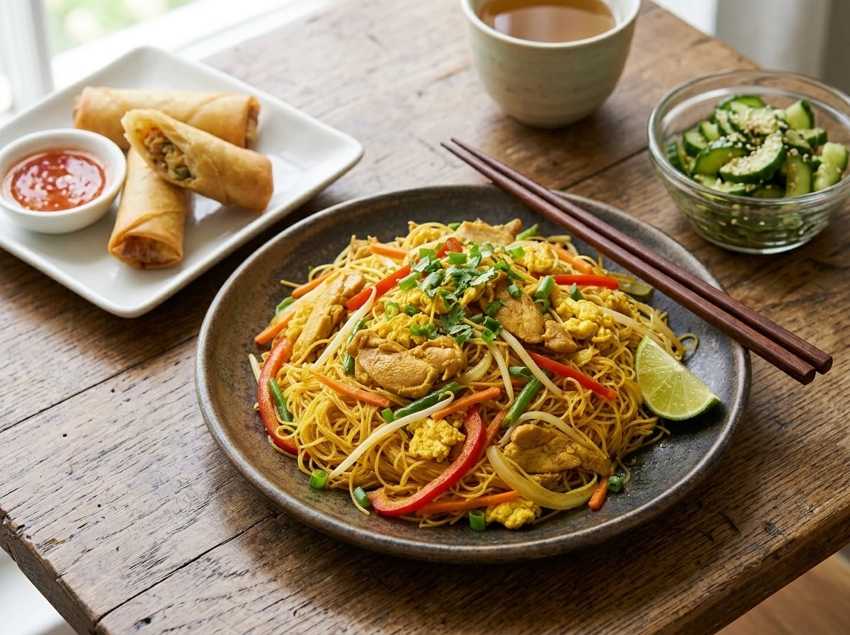 Singapore Chicken Vermicelli
