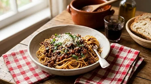 Classic Spaghetti Bolognese