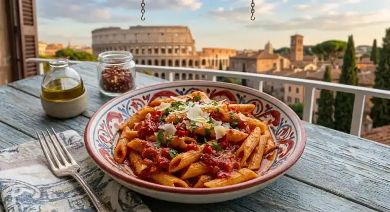 Penne all’Arrabbiata: Rome’s Bold Spicy Pasta